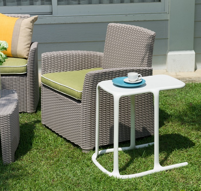 Gardenia Club Chair and Uno Side Table