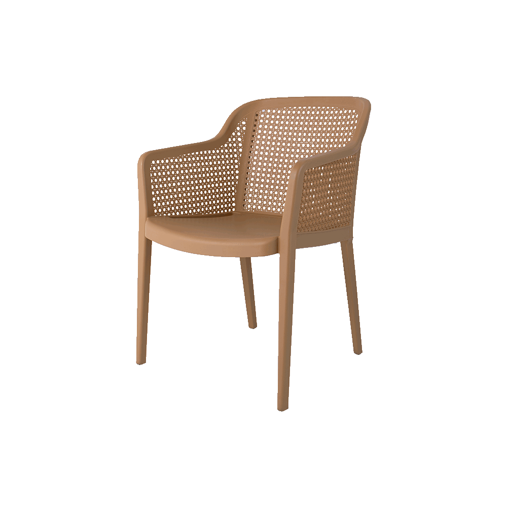 Grace Rattan Dining Arm Chair - plastic outdoor dining chairs