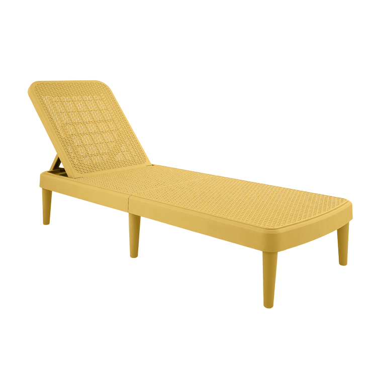 Tahiti Outdoor Chaise Lounge Gold