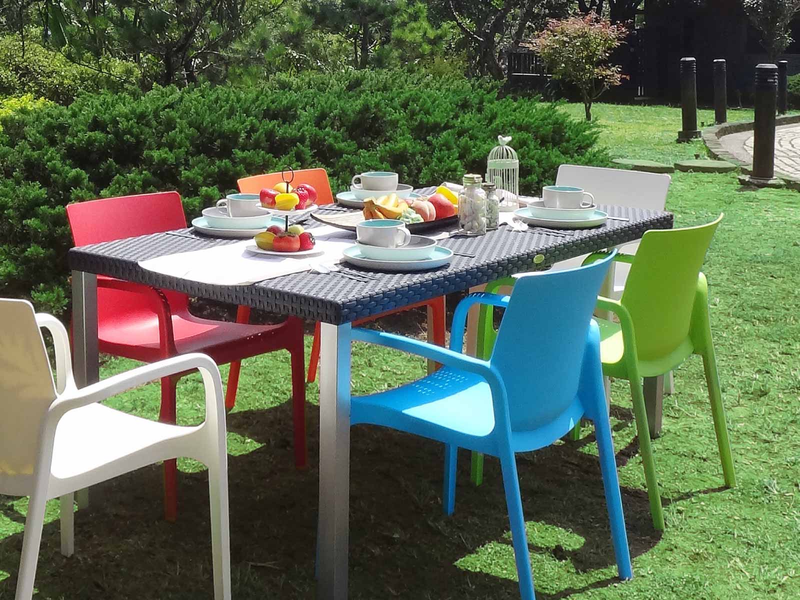7050-PT1 Alissa 休閒椅 - Lagoon 創意家具&生活家電 戶外家具的專家，顏色繽紛富設計感 室內/戶外都適合使用。