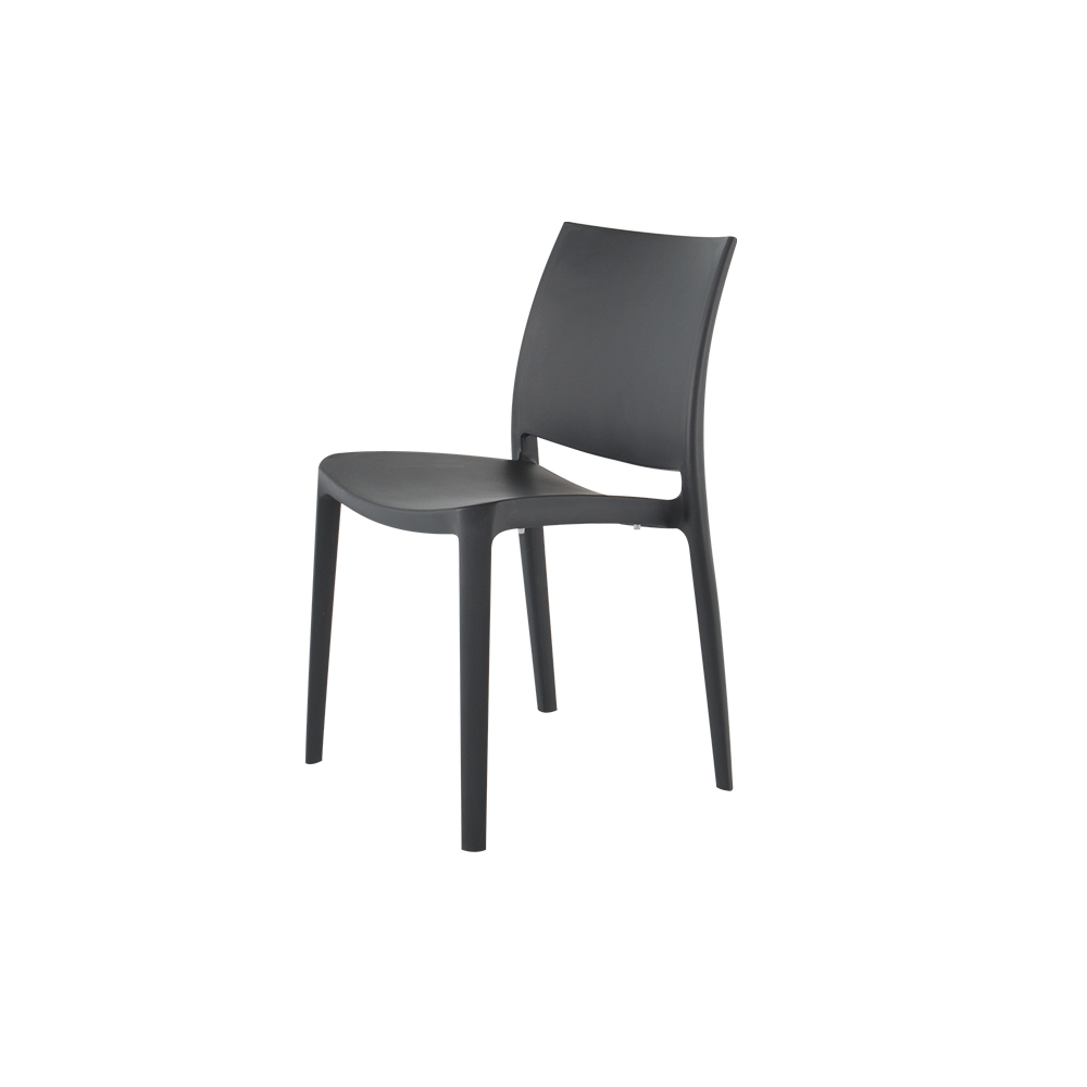 Sensilla Stackable Patio Dining Chair- plastic outdoor dining chairs