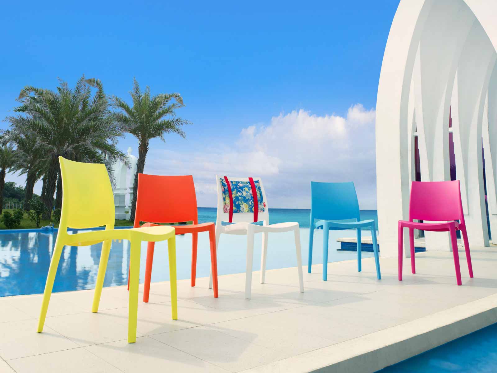 7052-PT3 Sensilla Stackable Patio Dining Chair - Lagoon Design Furniture