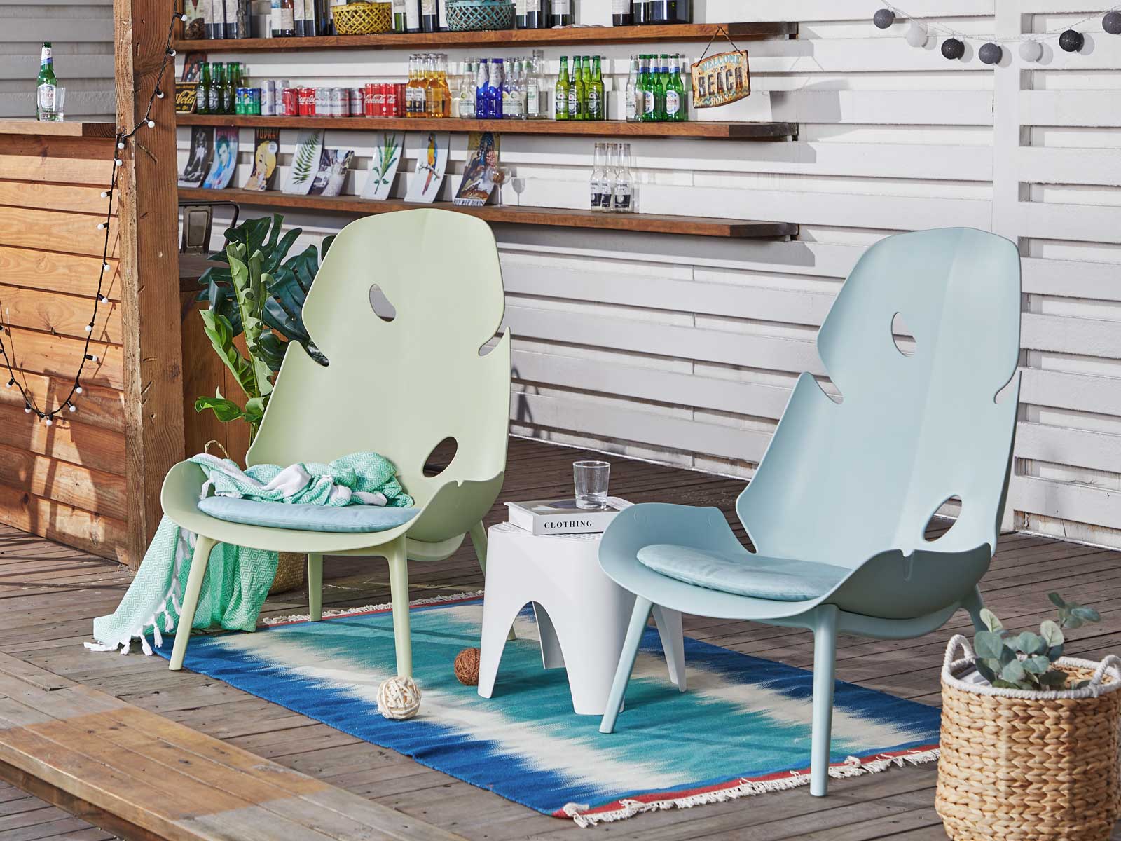 7066OL-PT1 Monstera Accent Chair(Outdoor) - Lagoon Design Furniture