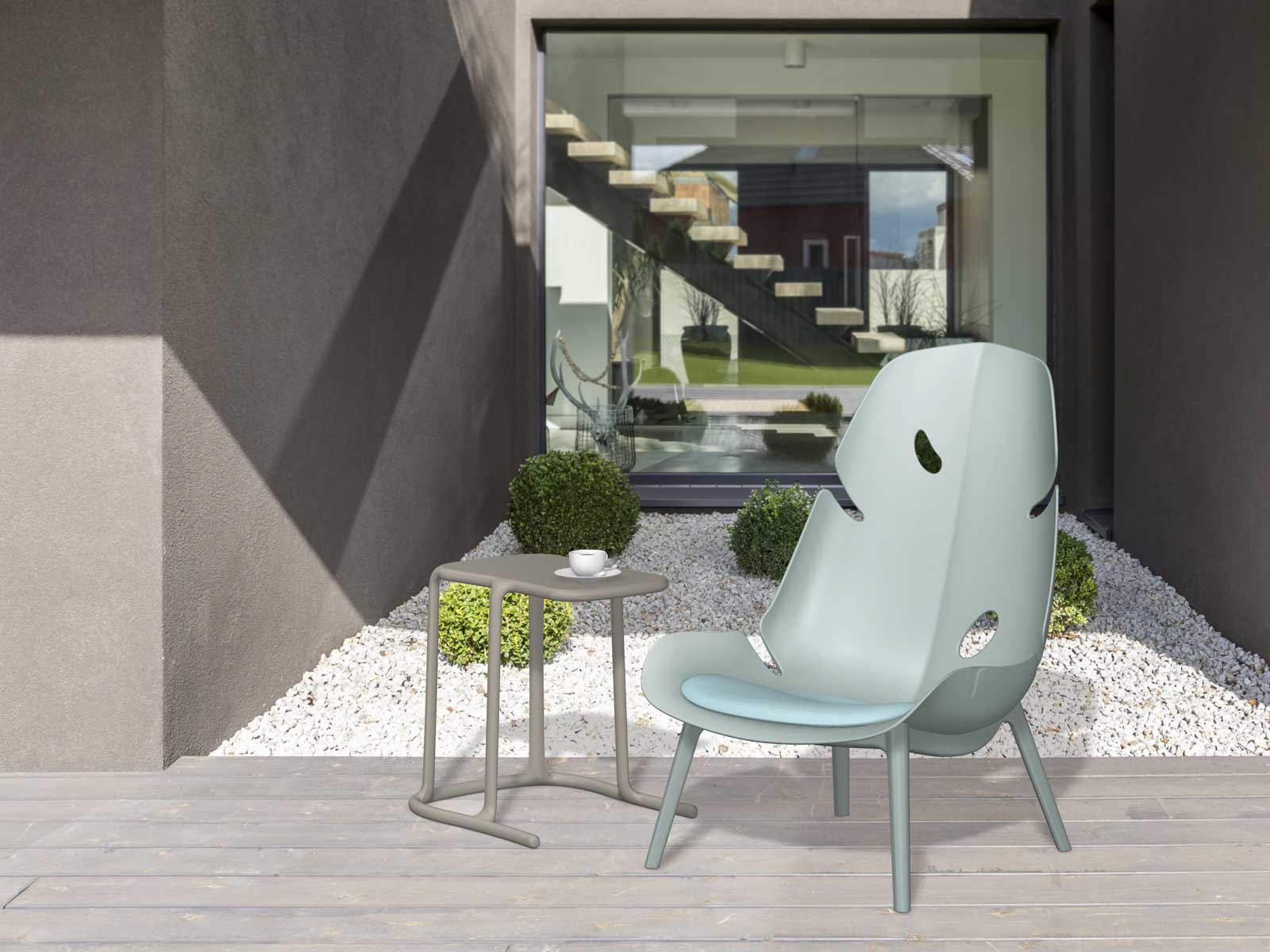 7066OL-PT2 Monstera Accent Chair(Outdoor) - Lagoon Design Furniture