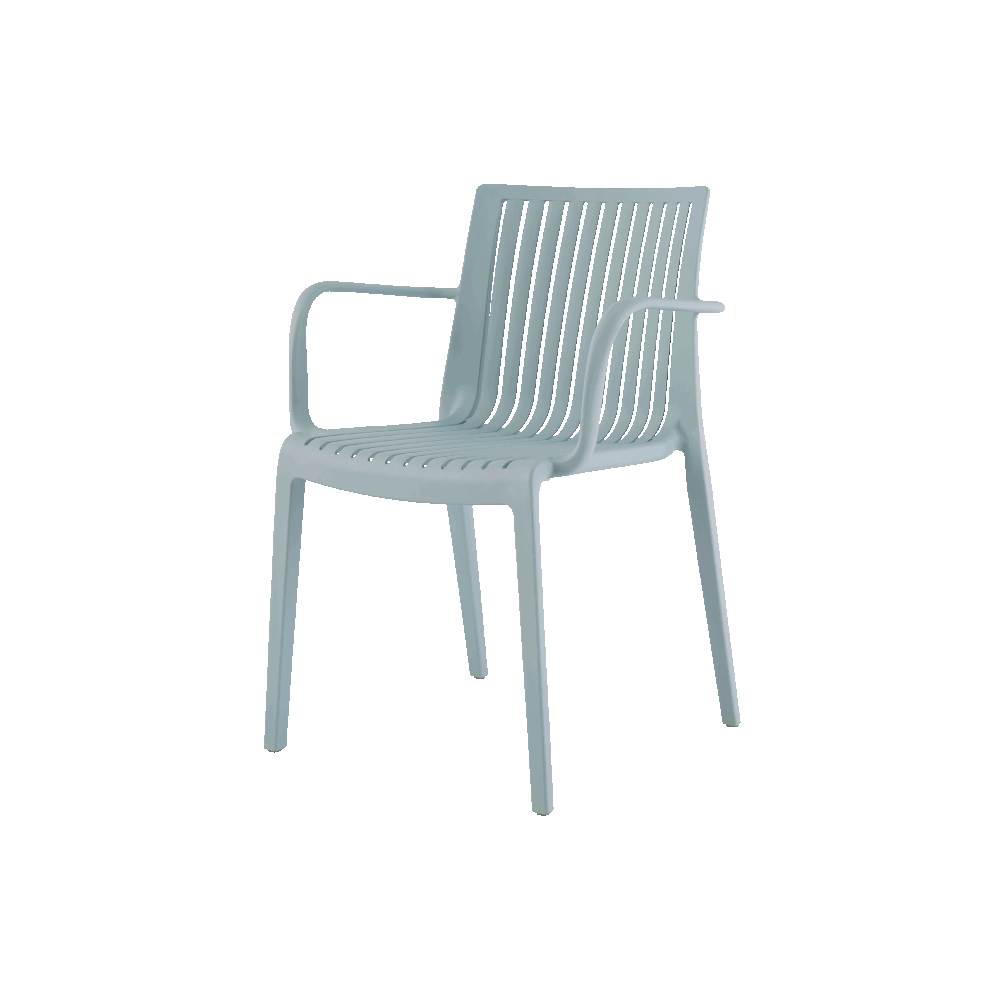 Milos Arm Chair - plastic outdoor dining chairs