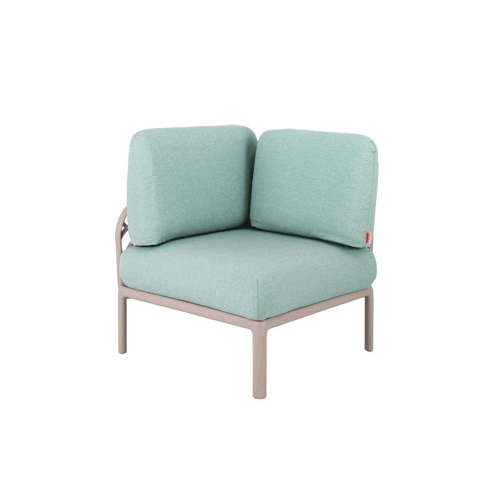 Laurel Corner Chair- mordern outdoor sectional furniture - Lagoon