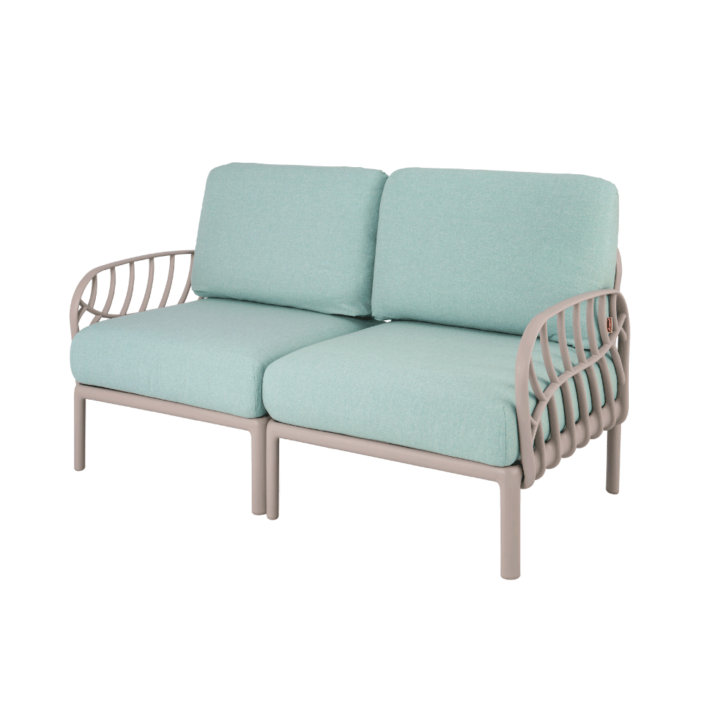 7212LC-G6B07 Modern Outdoor Sectional Furniture | Patio Sofa - Lagoon
