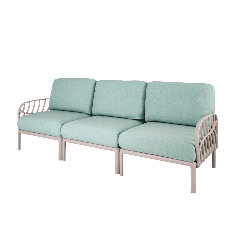 7212SF-G6B07 Modern Outdoor Sectional Furniture | Patio Sofa - Lagoon