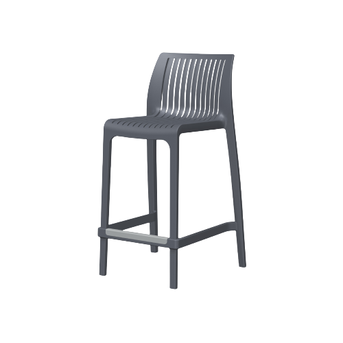 bar stool: Milos Resin bar stool
