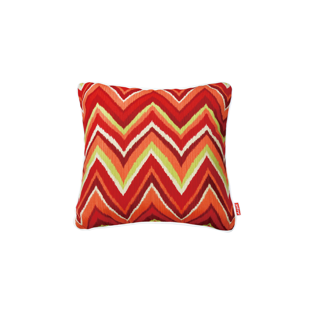 紅色浪紋抱枕